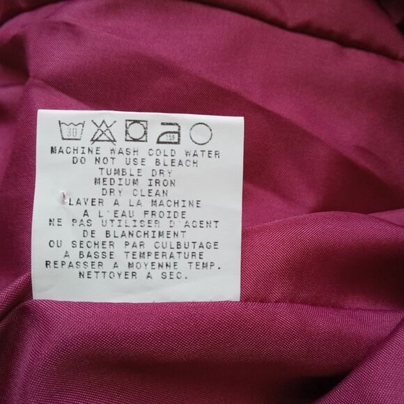 Ingenuity Pink Padded Shoulder Textured Button Down Blazer Jacket Women's Size 8 - Picture 5 of 12